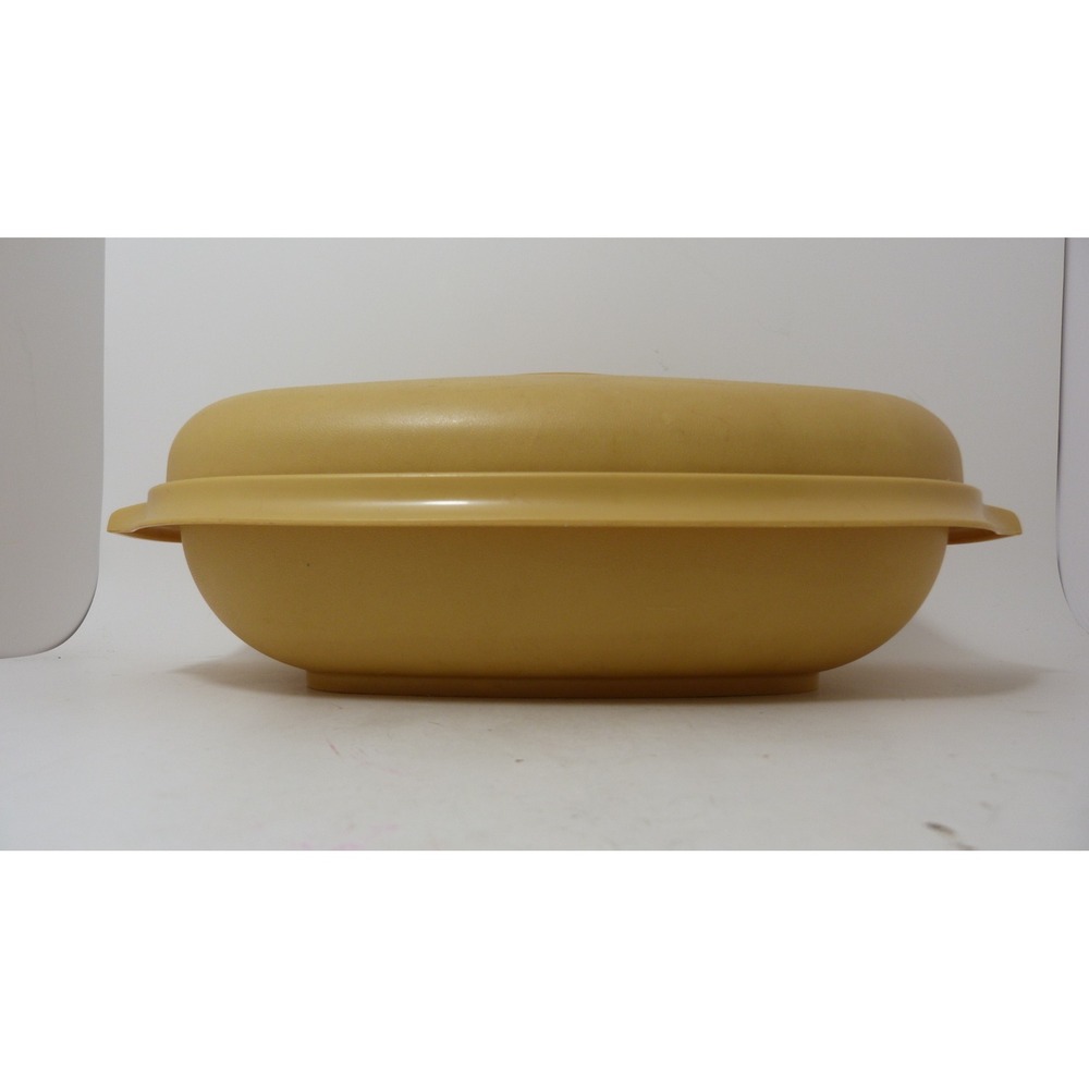 Vintage Tupperware Multi Server 888 Harvest Gold Steamer Colander Set 3pc